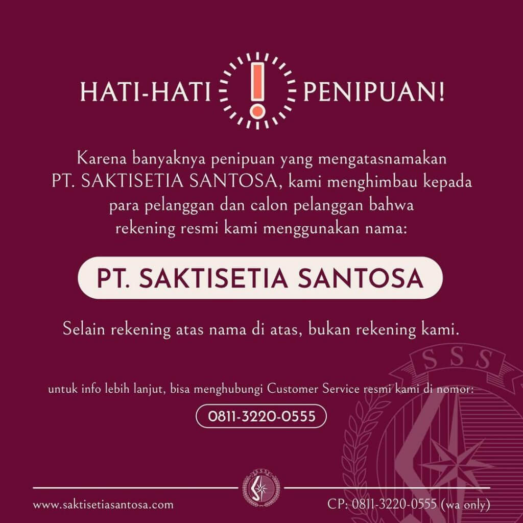 Warning Penipuan